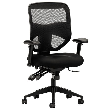 HON BASYX Task Chair, Adjustable Arms, Black BSXVL532MM10